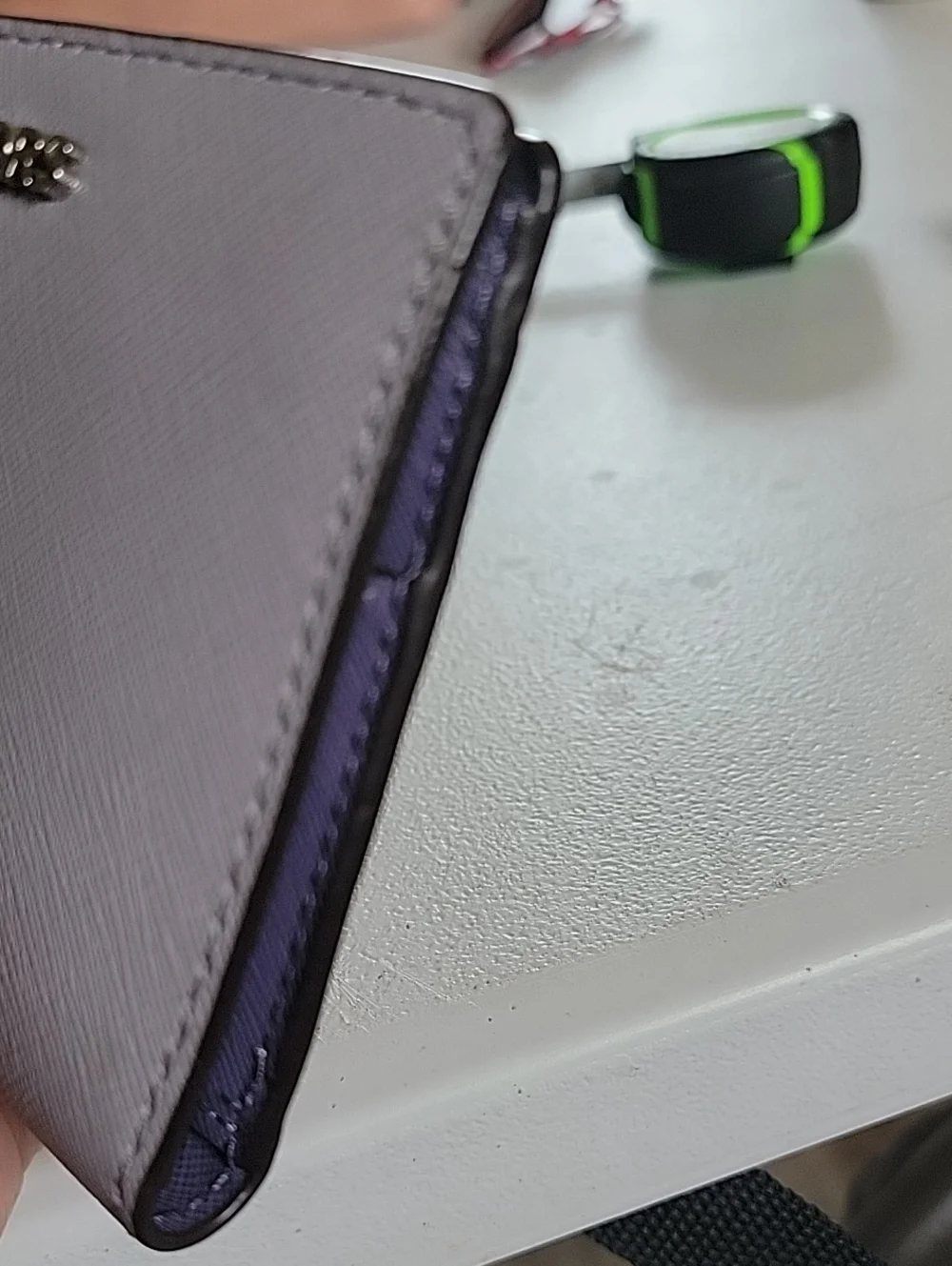 Michael Kors Lilac Saffiano  Card Wallet